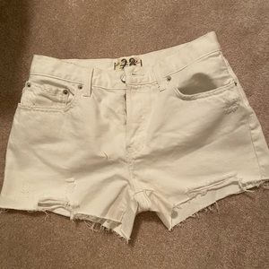 Free people denim shorts